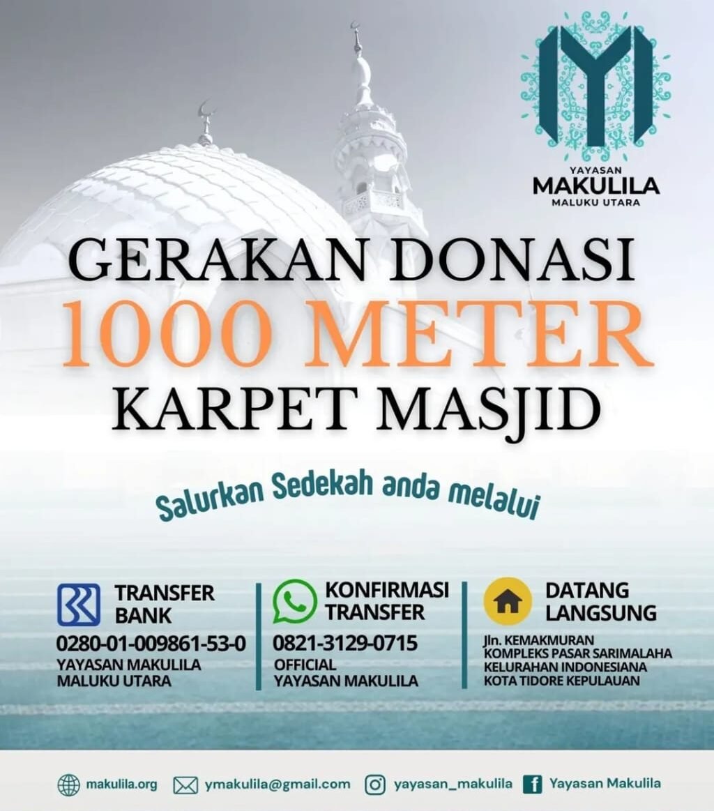 Gerakan Donasi 1000 Meter Karpet Masjid